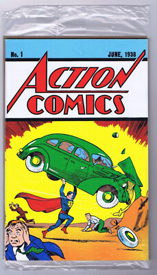 Loot Crate DC Superman 1st App 1938 Action Comics #1 Full Reprint with COA