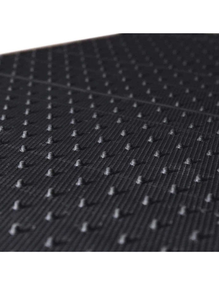 Автомобильные напольные коврики для автомобиля 4 шт. ковровые покрытия полузаказные высокопрочные с подушечкой на пятке черные - Изображение 3 из 4