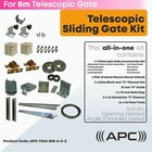 Telescopic Sliding Gate Hardware Complete Kit. All in One Telescopic 8m Gate Kit