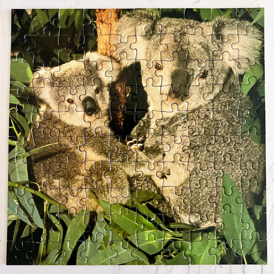 ZOO'S WHO! de colección Rompecabezas Koalas 100 piezas San Diego Zoo #432 - 7" x 7" Foto 2 de 4