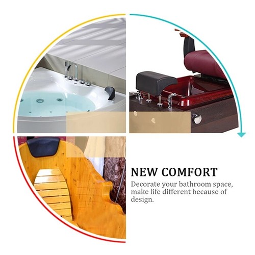 AU PU Bath Pillow Bathtub Spa Head Rest Neck Support Back Comfort Tub Holder - Picture 5 of 12