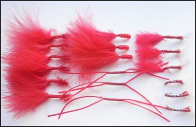 Blood Worm Forellenangeln Fliegen, 18er Pack gemischte Sorten & Größen, zum Fliegenfischen