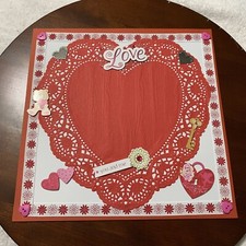 Love-12 x 12 premade scrapbook page