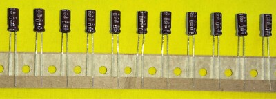 Nippon NCC 10uF 50V 105°C ELKO Kondensator Radial Menge Wählbar 1-10 Stück