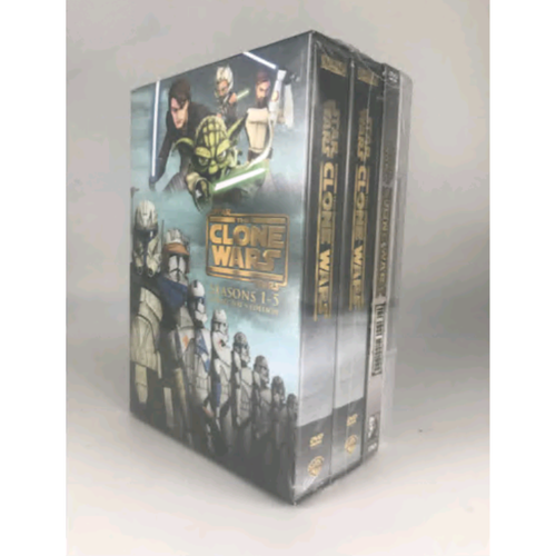 Star Wars: The Clone Wars Complete Series Season 1-7 25-disc DVD Set