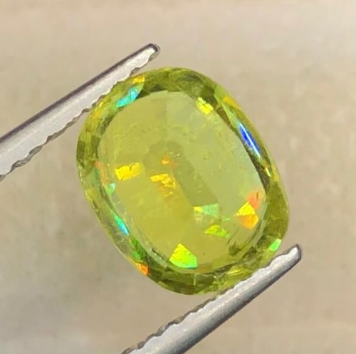 Natural Sphene 2.09 Ct Full Fire Sphene Jewelry Making ,Sphene Jewelry, - 第 4/10 張圖片