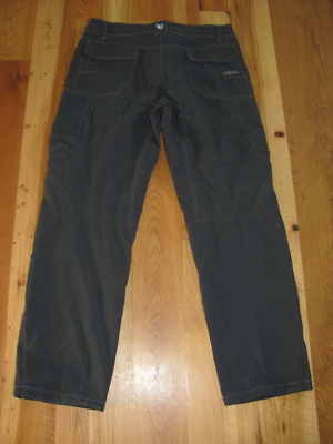 Kuhl Charcoal Gray Nylon Stretchy Light Weight Travel Pants 108846