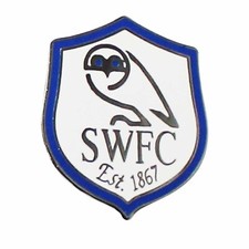 New Sheffield Wednesday Crest Pin Badge, Sheffield Weds Fans Souvenir Pin Badge