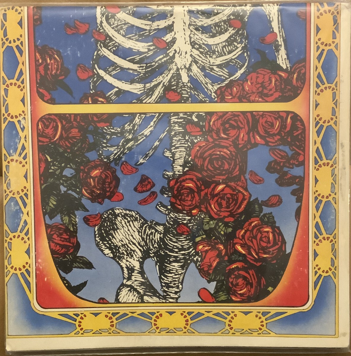 The Grateful Dead Skull and Roses LIVE Original 1971 Warner Bros