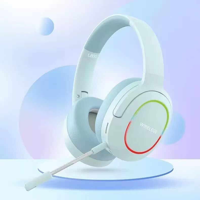 GEYFLAY Wireless Over-Ear Bluetooth Headphones with 35H Playtime Hi-Fi Sound & Bass