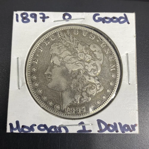 1897 O Morgan Silver Dollar Circulated Good Condition Coin