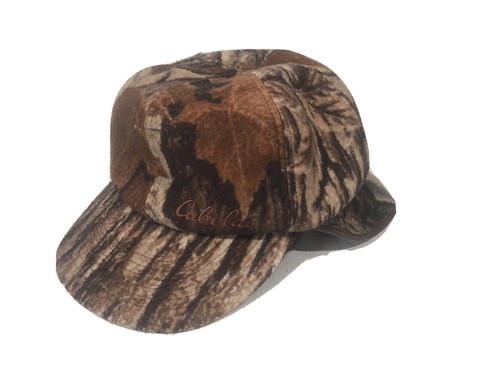 CABELAS Camo Hunting Cap Insulated Ear 