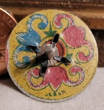 Vintage METAL TOY TOP MADE IN JAPAN