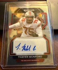 Thayer Munford 2022 Prizm Draft Picks Auto RA-TMU