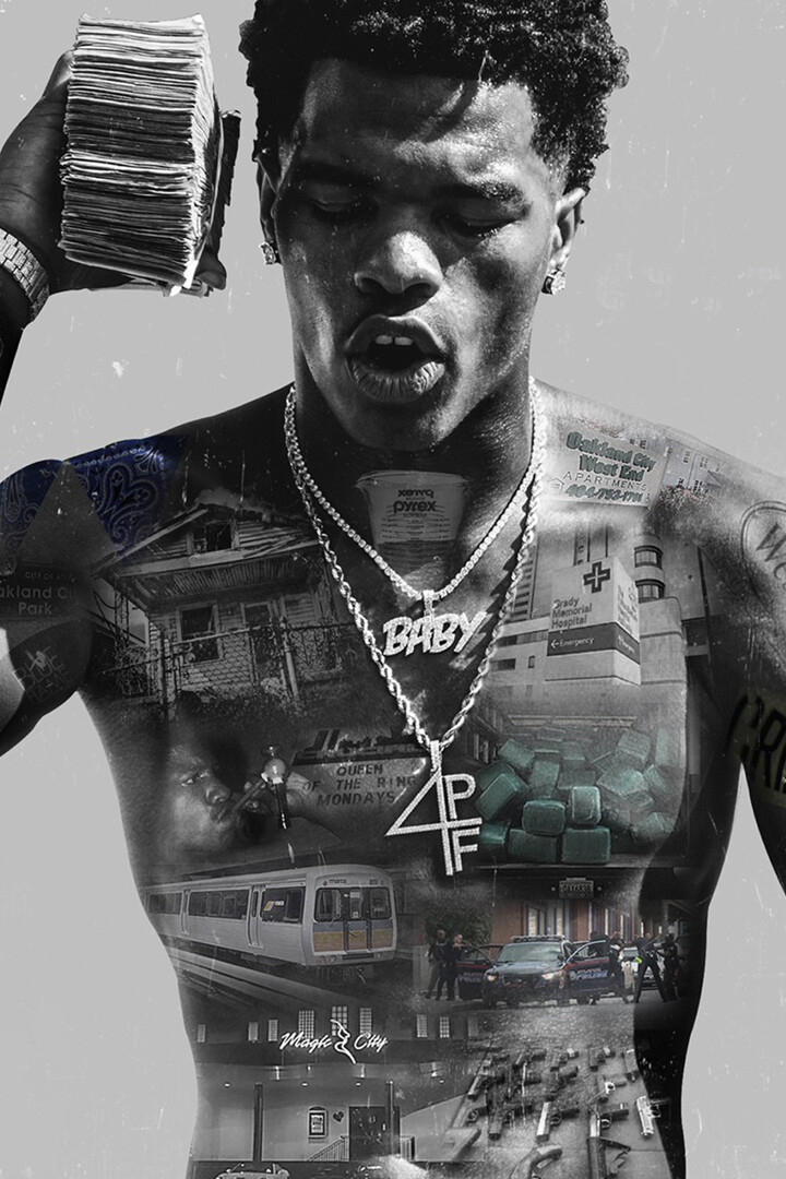 Lil Baby Harder Than Hard Art Wall Indoor Room Outdoor Poster