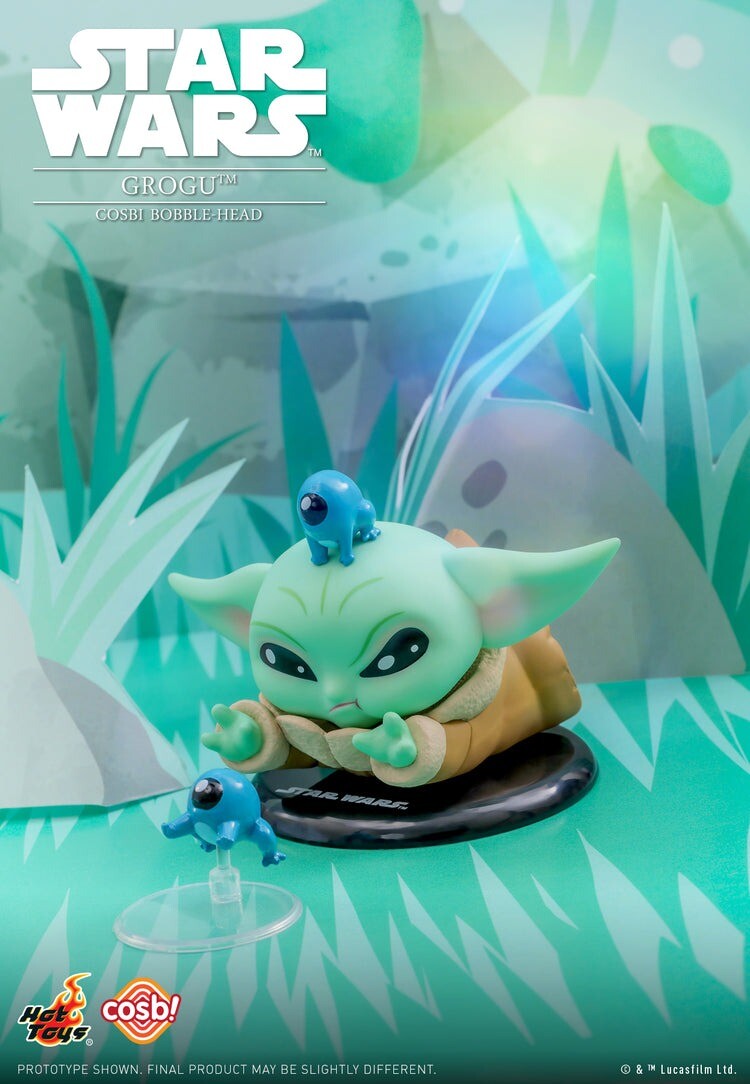 Hot Toys Star Wars Grogu Cosbi Bobble-Head Collection Figure