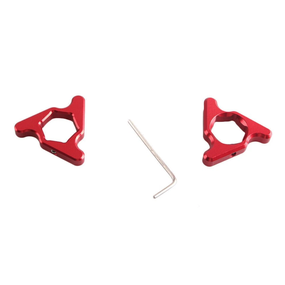 Ajustadores de precarga de horquilla de motor de 19 mm para SUZIKI KAWASAKI HONDA BMW DUCATI BUELL rojo Foto 3 de 4