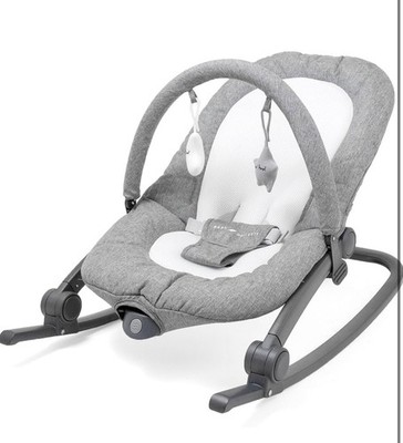 Baby Delight Aura Deluxe Portable Rocker & Bouncer for Infants Charcoal Grey