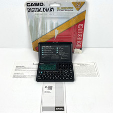 Casio Vintage Digital Diary SF-3300A 32KB Backlight Display With Instructions