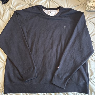Champion S0888 Size XXL  (2xlMen's) Fleece Pullover Sweatshirt - Black #398