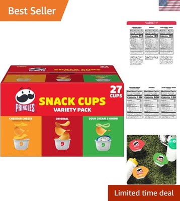 Crispy Potato Snack Cups Variety Pack - 27 Kosher Cups for Anytime Enjoyment