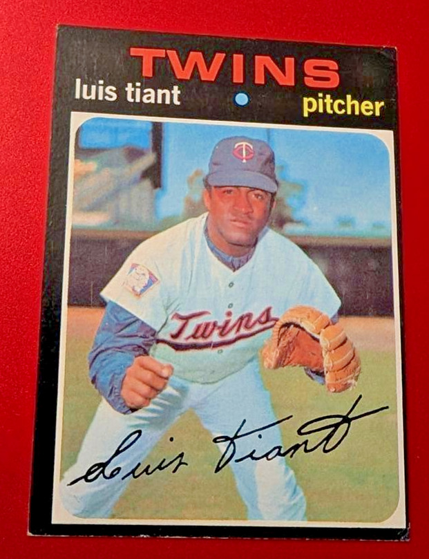 1971 TOPPS: SINGLE - #95 LUIS TIANT - MINNESOTA TWINS.