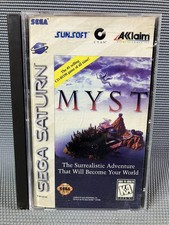 Myst Sega Saturn Complete CIB, Game, Manual & Original Case Tested *Please Read*