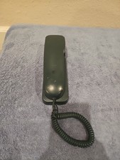 Vintage Conair push button hand set wall mount phone dark green