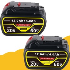 2X12.0AH Fit for Dewalt 18v/54v DCB606 FLEX-VOLT Twin Pack DCB546 DCB547 Battery