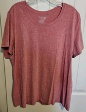 Time And Tru T-shirt Women's Size 3XL Red