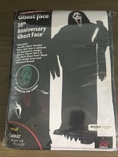 Ghost Face 30th Anniversary Father Death Costume Set Spirit Halloween New