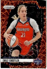 2024 Panini Prizm WNBA #67 Emily Engstler Orange Velocity Prizms