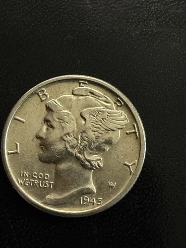 1945 D Mercury Dime BU