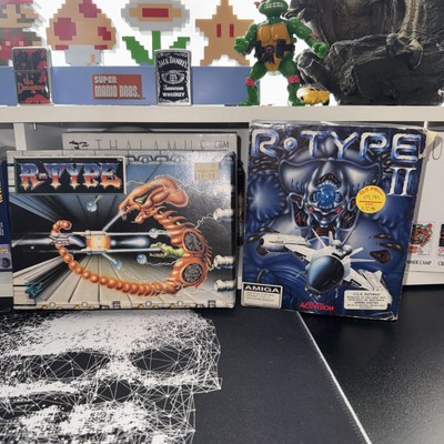  Amiga -R-Type I und 2 -Spiele von Electric Dreams -CIB- SELTEN -getestet-