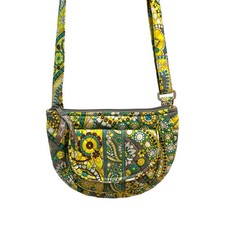 Borsa a tracolla Vera Bradley Lizzy borsa limone parfait pensionato paisley floreale