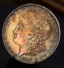 1889 P Morgan  Dollar UNCIRCULATED Monster Toning Overse And Reverse -12