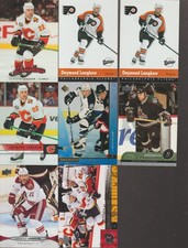 DAYMOND LANGKOW LOT OF 27 HOCKEY CARDS FLAMES COYOTES ALBERTA CANADA