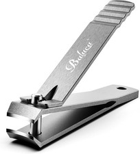 Heavy Duty Stainless Steel Toe Nail Clippers for Seniors, Men Women Silver