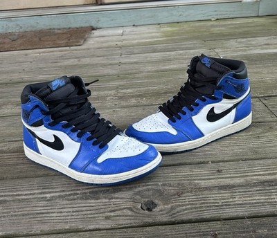 Nike Air Jordan 1 High Game Royal Blue Black Retro Size 11.5 2017  (555088-403)