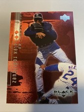 1999 (MARINERS) Black Diamond Double #77 Alex Rodriguez/3000