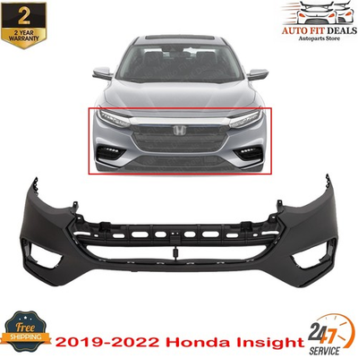 #ad Front Bumper Cover Primed Plastic For 2019 2022 Honda Insight $189.48