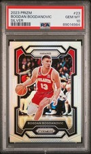 2023 PANINI PRIZM SILVER PRIZM #23 BOGDAN BOGDANOVIC PSA 10