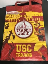 Trader Joe's USC Trojans Tote Bag NCAA Football Blimp On Bag