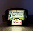 Vintage 1960s Hamm’s Beer 8 Flipper Barrel Motion Sign Lighted Version