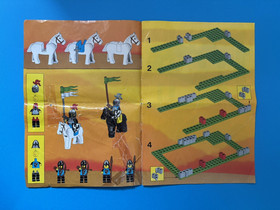 Lego Castle 6073 Knight's Castle Instruction Manual Only Vintage