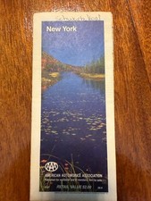 Vintage 1988 Edition AAA Map of New York State