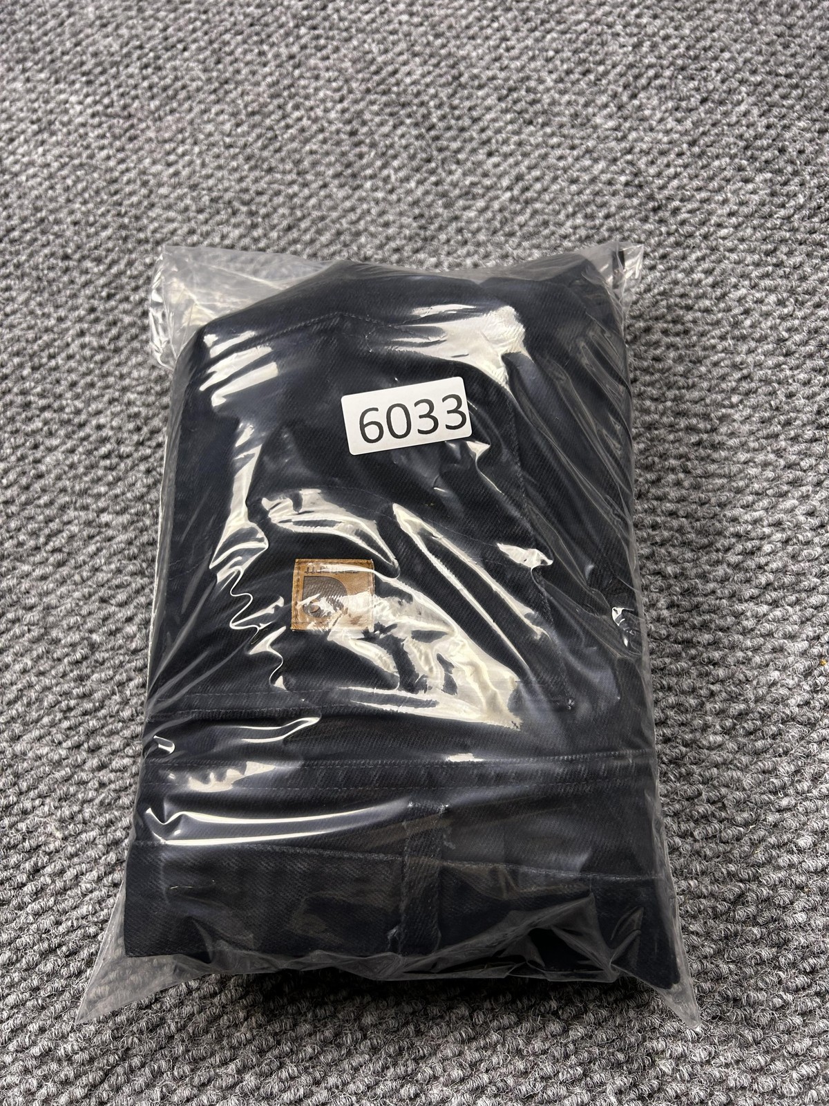 Carhartt Jeans Mens 34x32 Black Relaxed Fit Made in USA Workwear UB177 BLK