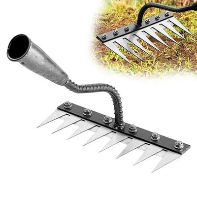 Weed Puller Tool - Upgrade Iron Weeding Rake, 2026 New Iron Rake for Gardenin...