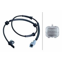Sensor Raddrehzahl 2-Polig Hallsensor 830 Mm Kabel Hella FüR U.A. CitroËN Jumpy