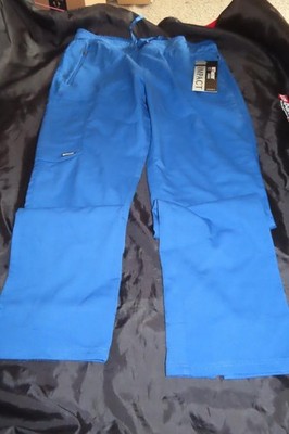 GREY'S ANATOMY BY BARCO WOMEN'S 5-POCKET HIGH-RISE SLIM LEG 7228T SCRUB PANT NWT